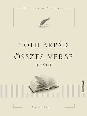 cover image of Tóth Árpád összes verse II.